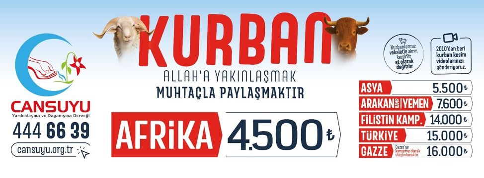 Kurban; Allah’a Yakınlaşmak, Muhtaçla Paylaşmaktır