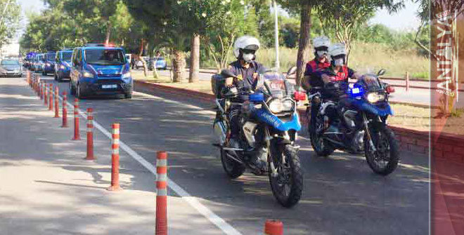 Jandarmadan Antalya merkezli  