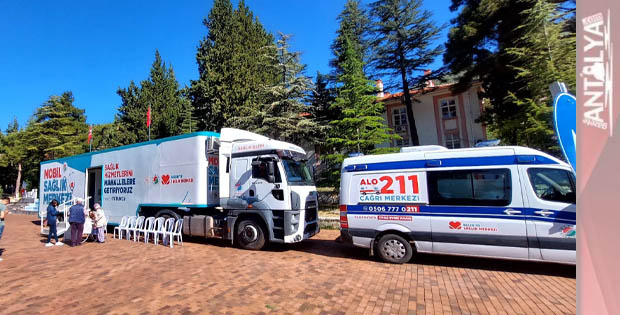 Kepez’in Mobil Sağlık Merkezi Akseki’de
