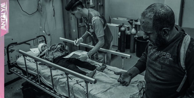 Gazze’de hastanelerde insanlar ölümle karşı karşıya